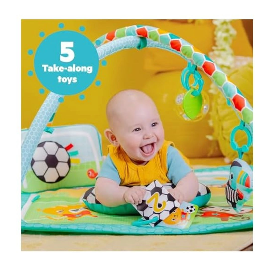 Bright Starts Grip & Kick Oball Activity Gym Playset, (73.9 x 73.9 x 47 cm)