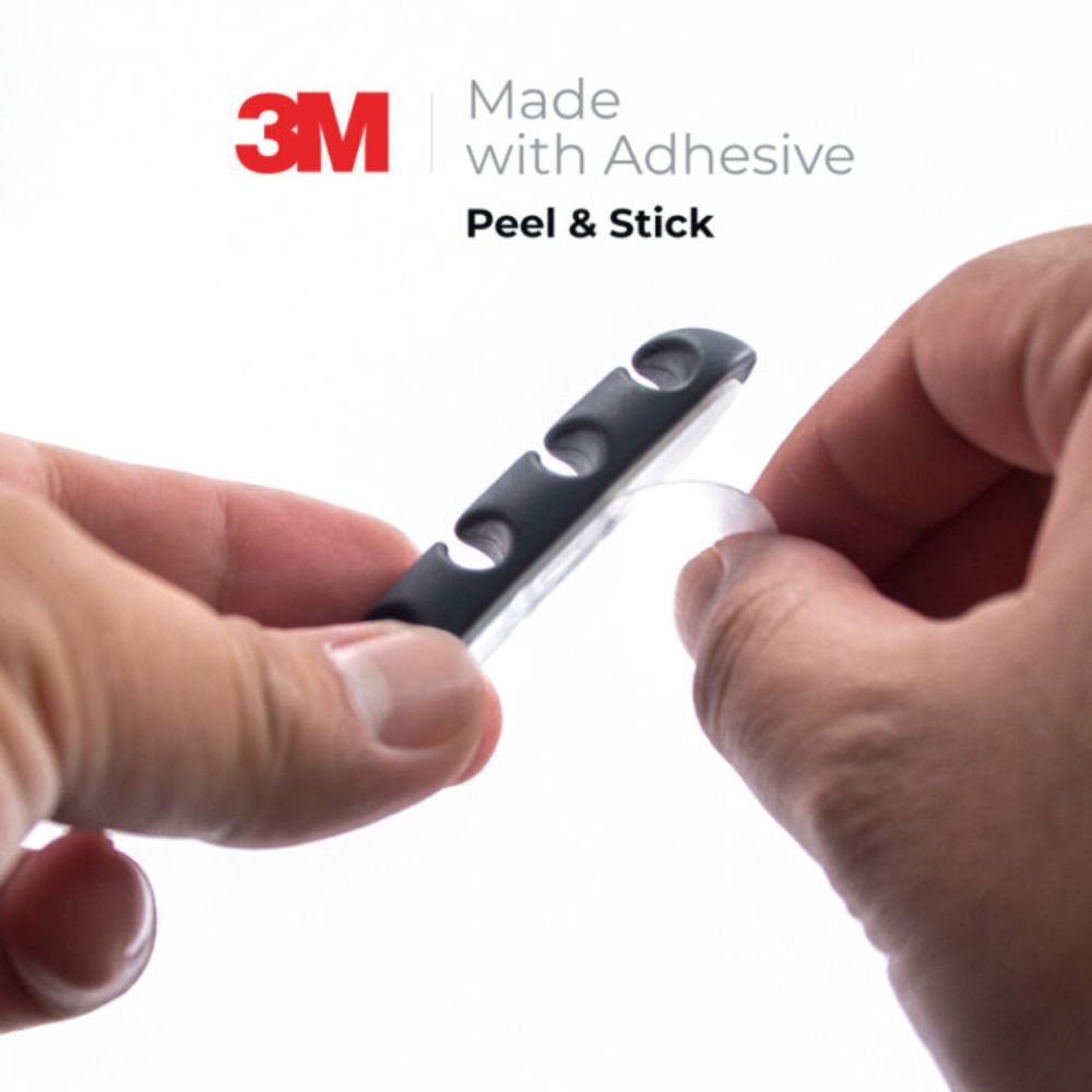 Blupebble Anchor Four Cable Manager, 3M Adhesive
