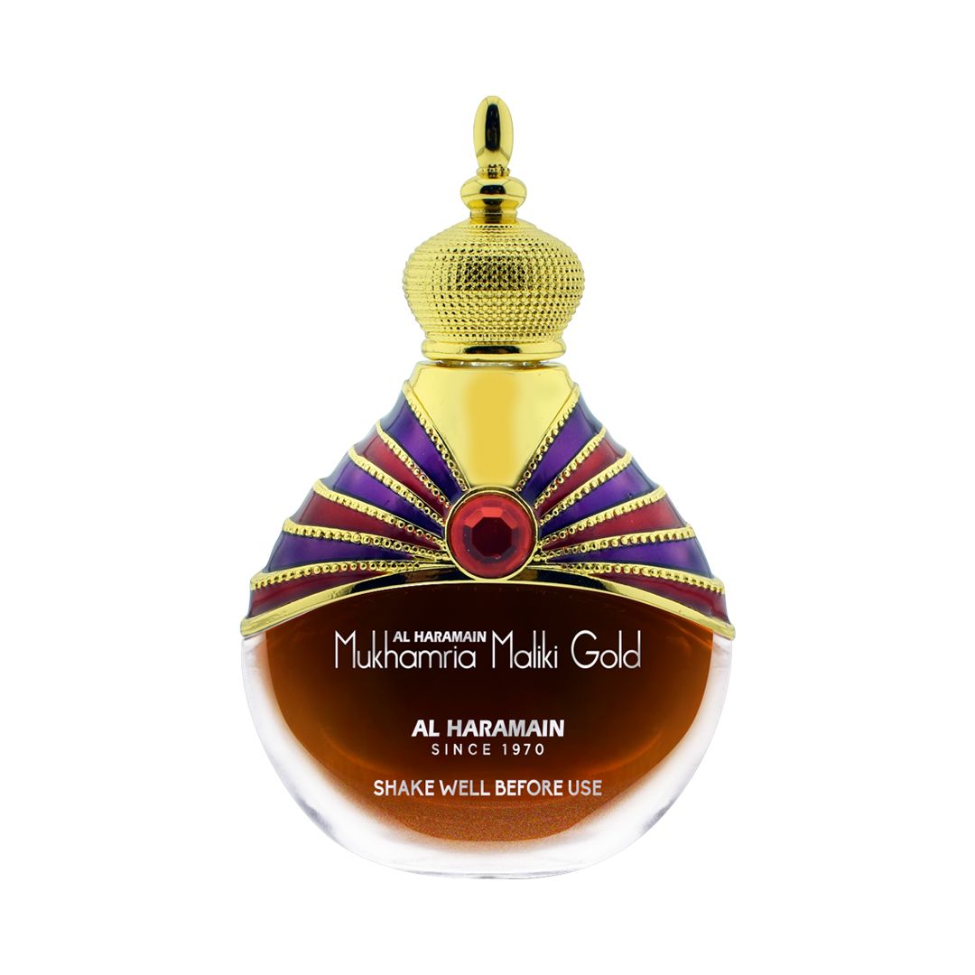 Al Haramain Mukhamria Maliki Gold, Premium Concentrated Perfume Oil, 30ml