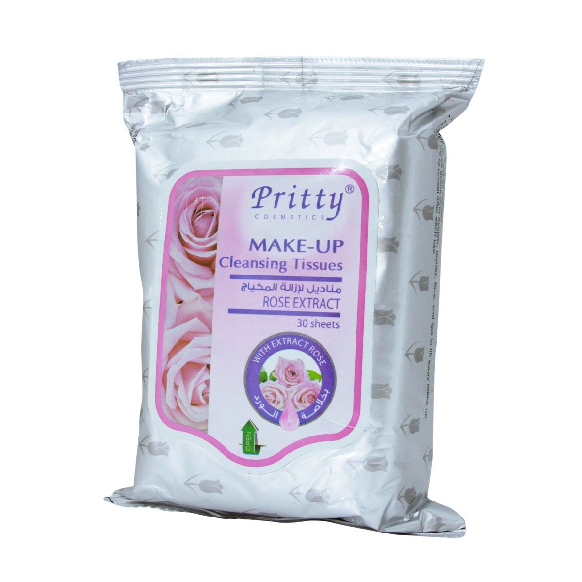 Pritty Cosmetics Makeup Tissue, 30 Pieces