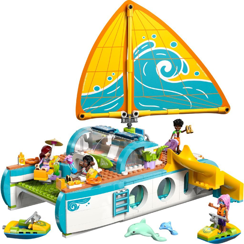 LEGO Friends Travel Boat Adventure Building Set for Ages 8+, 685 Pieces
