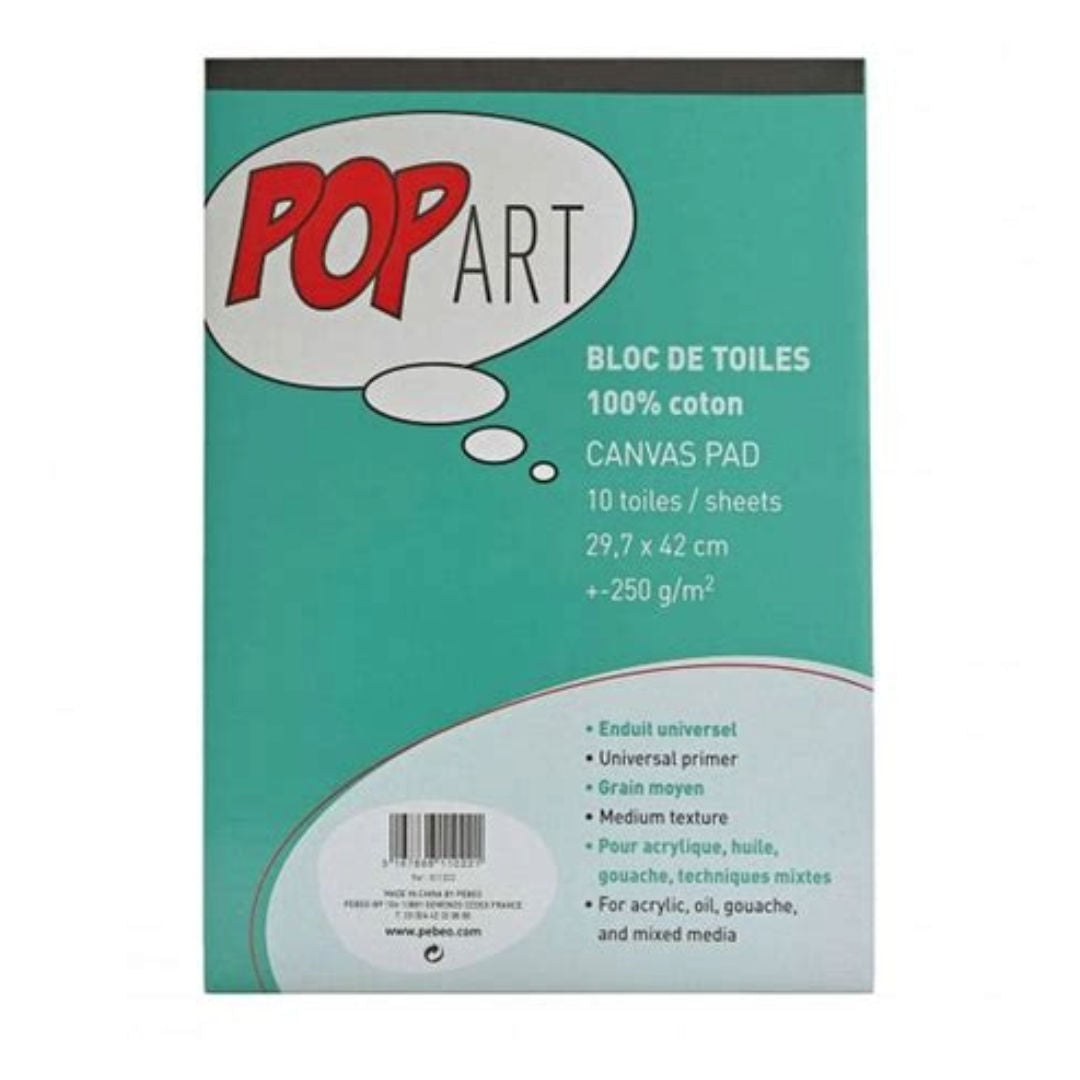 Pebeo Pop Art Cotton Canvas Pad