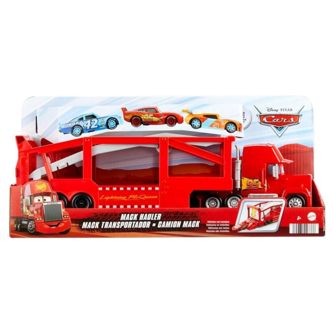 Disney Pixar Cars Mack Mini Racer Hauler Truck, 28cm, For Age 4+ Years