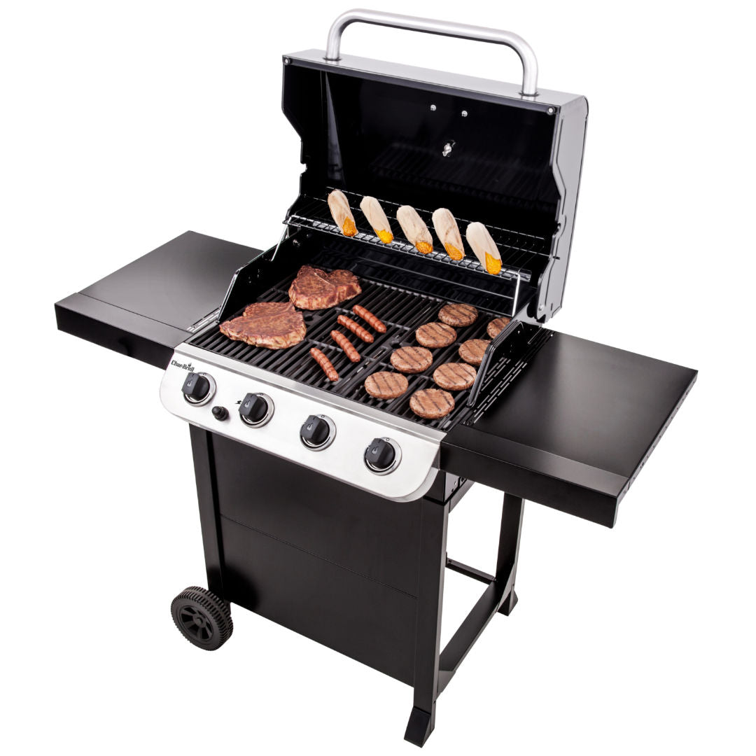 Char‑Broil Convective 410 B Gas Convection Grill, 4 Burners, Cast Iron Grates, 30 mbar, 140843