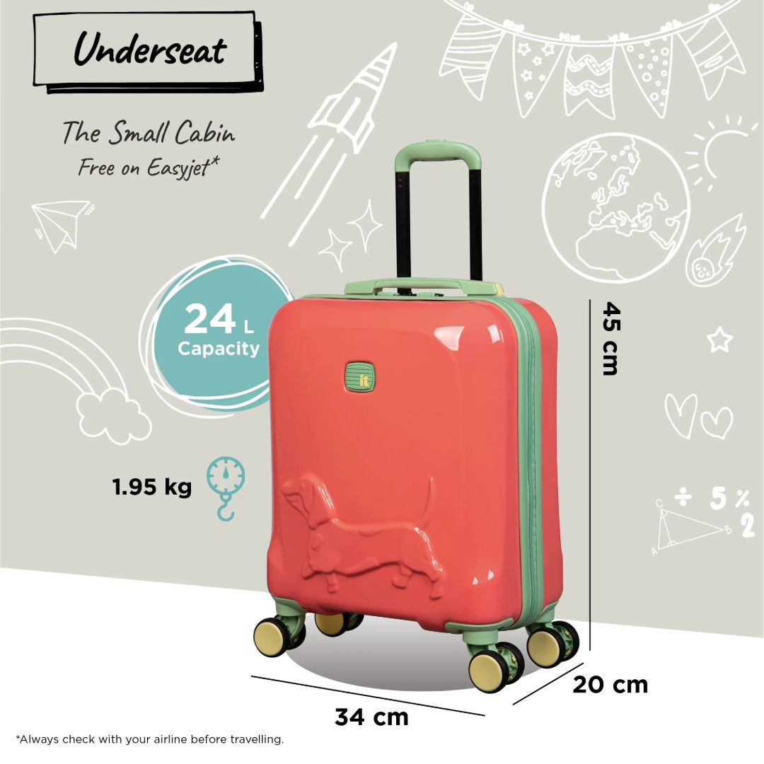 it Luggage Daxie Trolley Fusion Coral, 14"