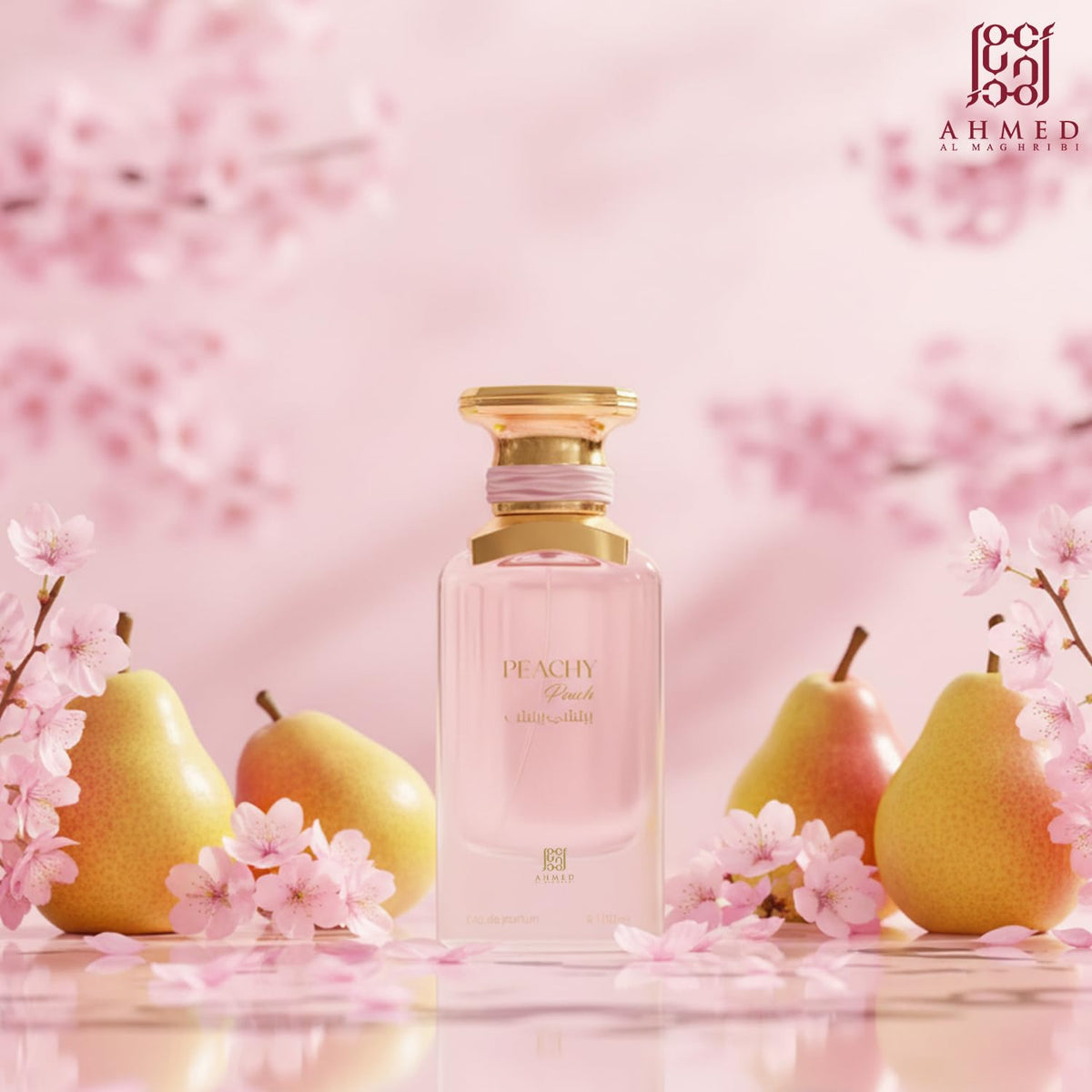 Ahmed Al Maghribi Peachy Peach Eau De Parfum, 100ml