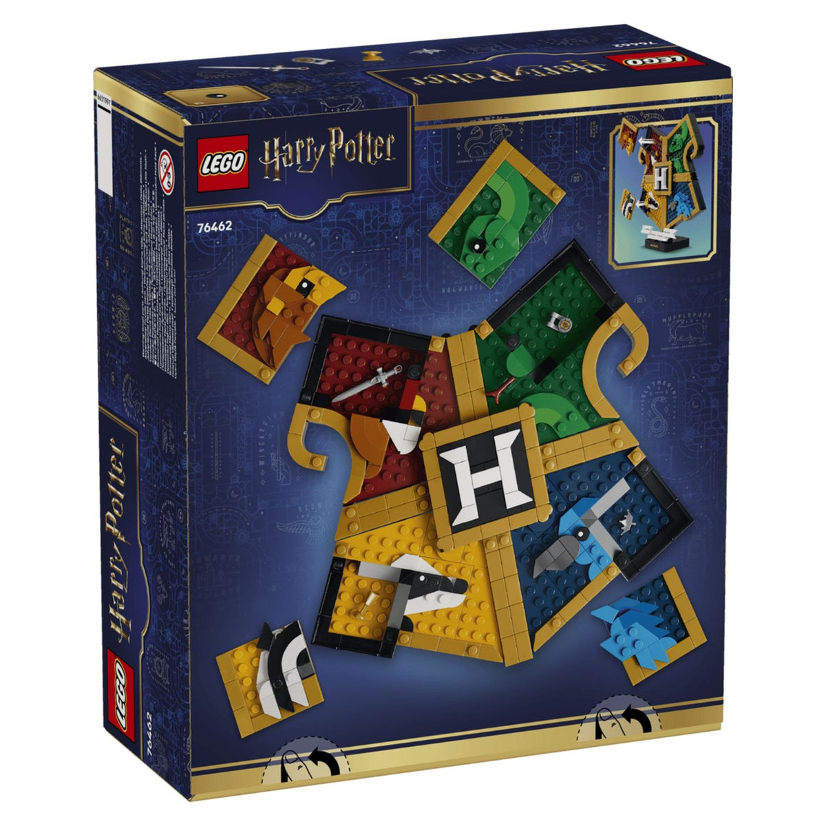 LEGO Harry Potter 76462 Hogwarts House Crest Building Toy Set, 545 Pieces for Girls and Boys Ages 12 Years and Above