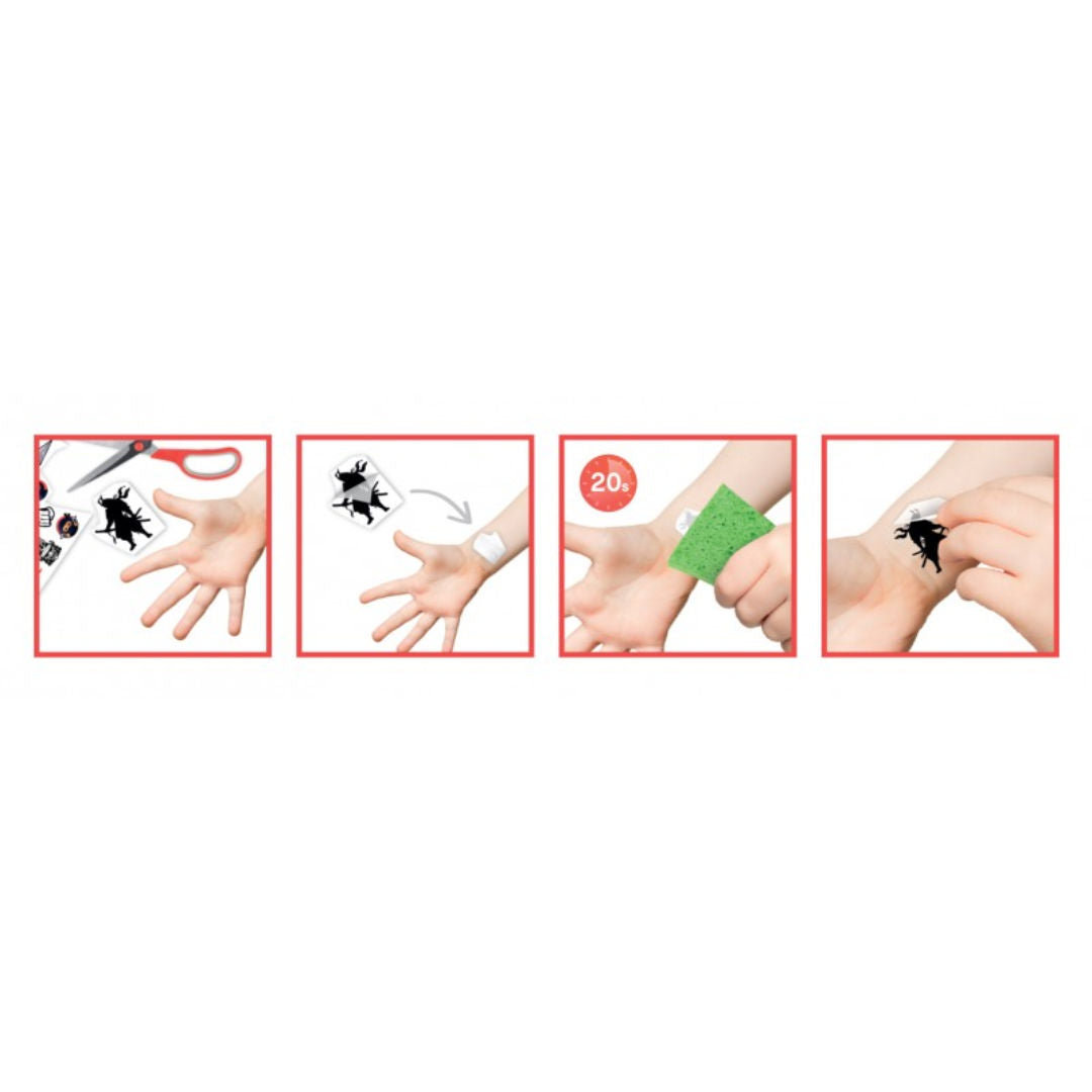 Buki France Be Teens Manga & Kawaii Wash-Off Tattoos, (Pack of 75)