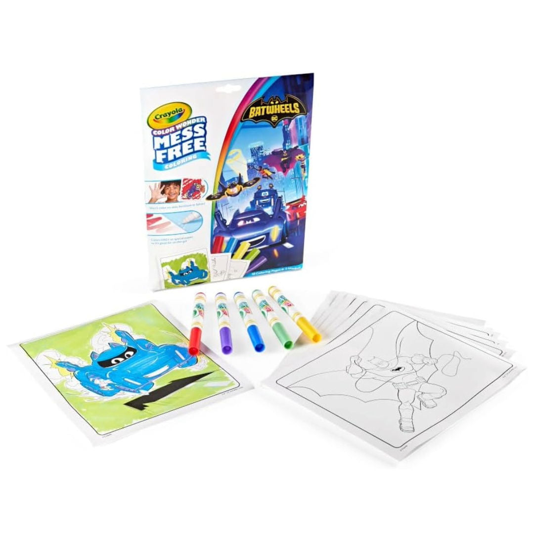 Crayola DC Batwheels Color Wonder Mess Free Coloring Set