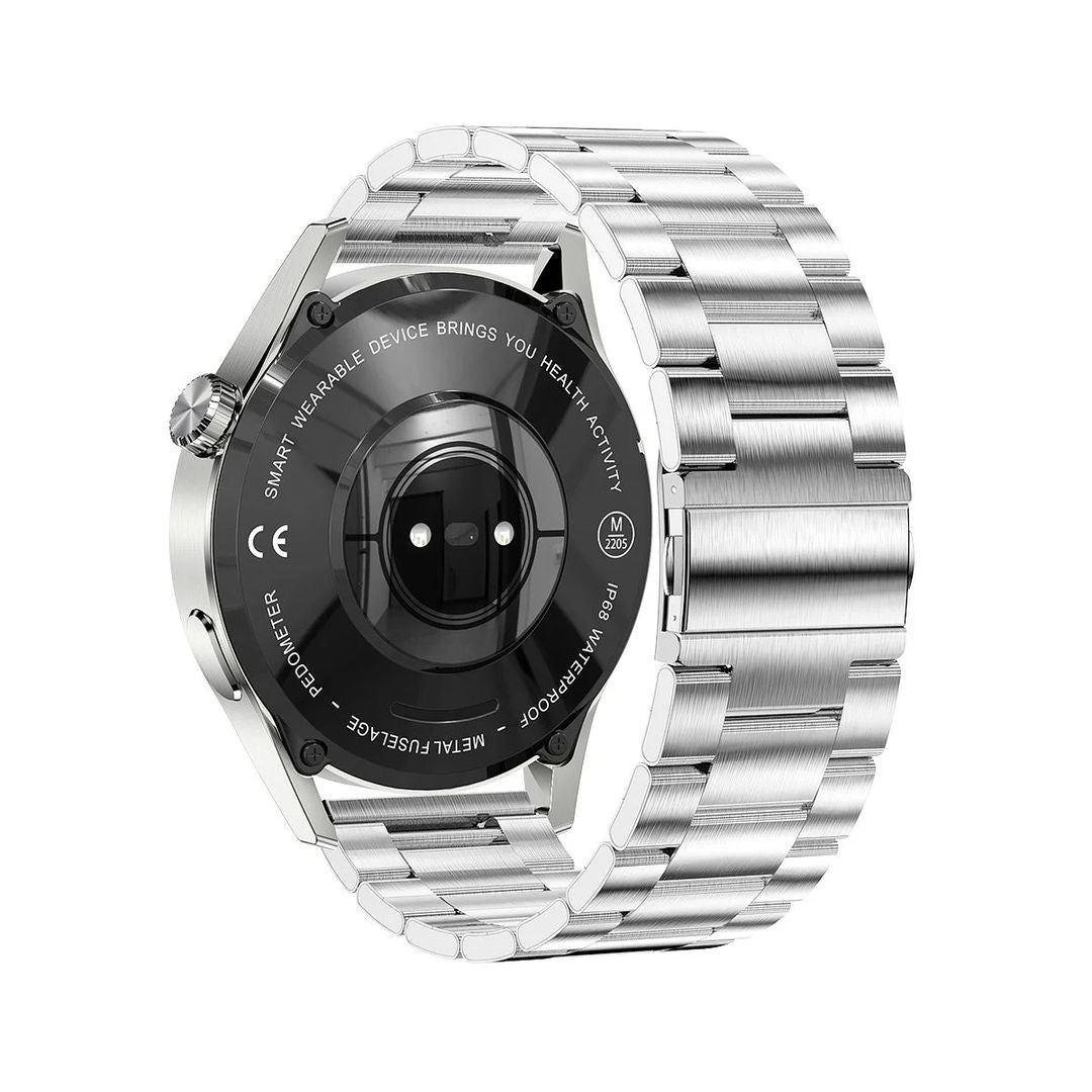 Pawa Grandeur Series Smart Watch, Silver