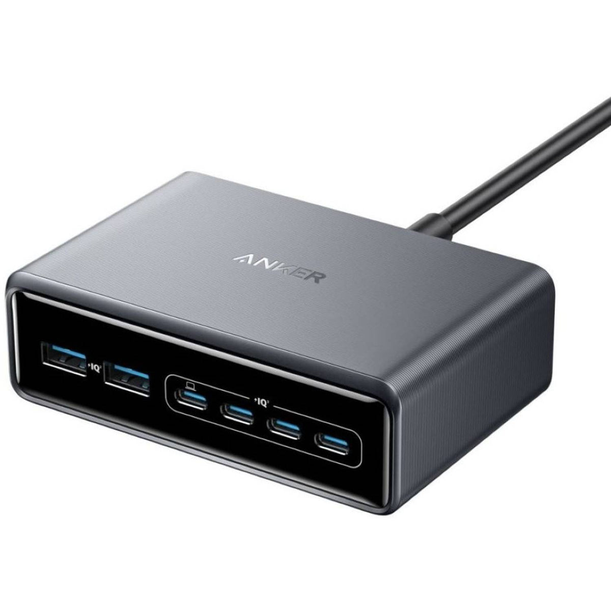 Anker Prime 200W 6-Port GaN Charger, Black