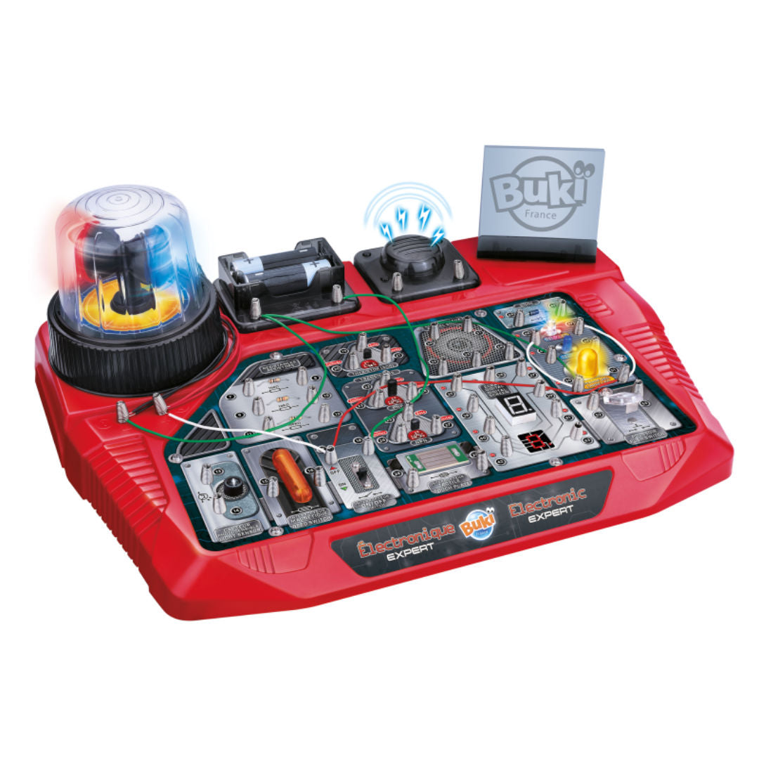 Buki France Electronic Expert Multifunctional Circuit Board Kit for Boys