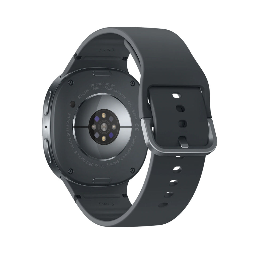 Samsung Galaxy Watch8 Bluetooth 44mm Smartwatch, Sapphire Glass & Armor Aluminum, 5ATM + IP68, Graphite