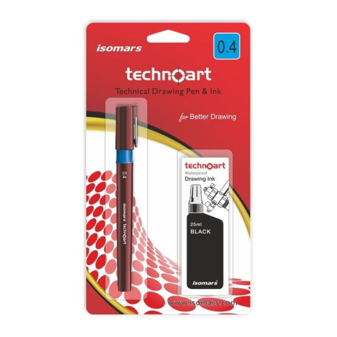 isomars Technical Drawing Pen & Ink Set