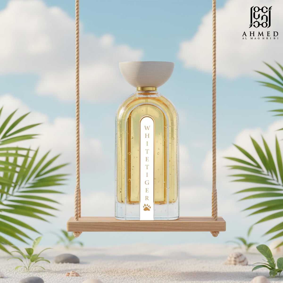 Ahmed Al Maghribi White Tiger Extrait De Parfum, 100ml
