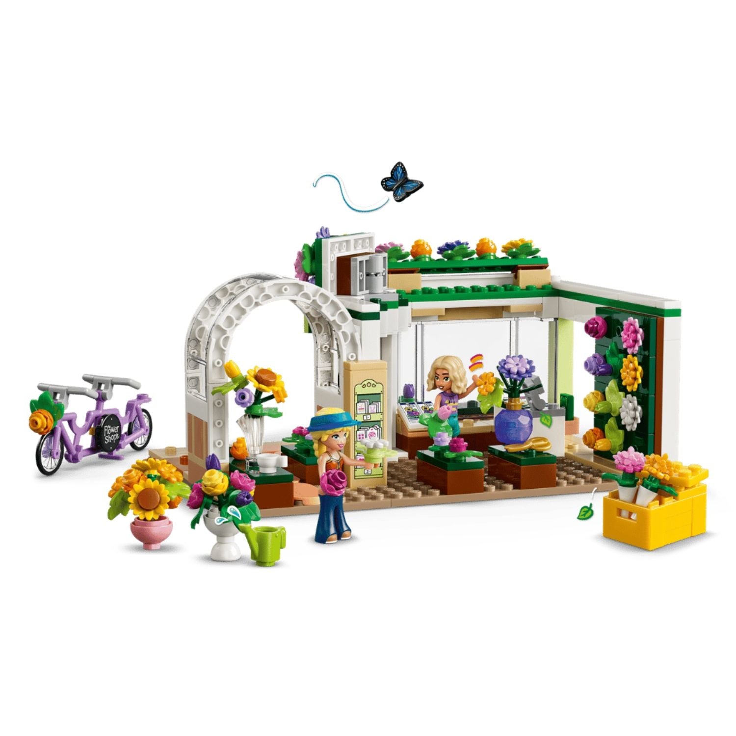 LEGO Friends 42693 Creative Flower Shop Building Toy Set, 377 Pieces for Girls Ages 6 Years and Above