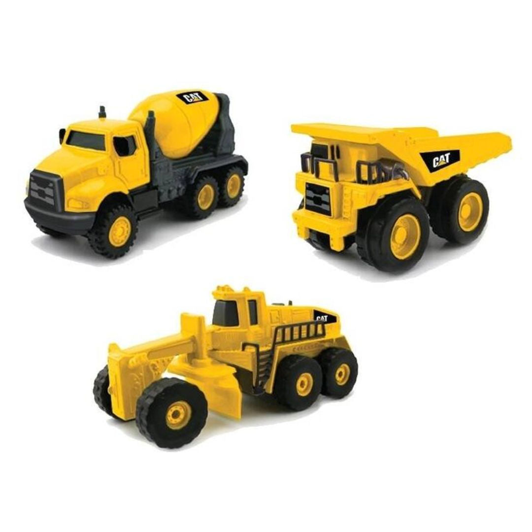 CAT Die-cast Metal Construction Vehicles 3 Pack, Styles May Vary, 3+ years