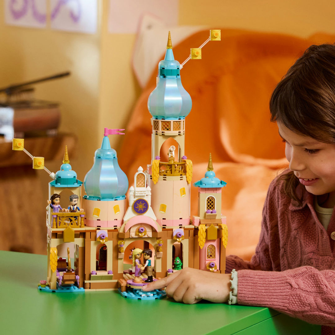 LEGO Disney Princess Rapunzel's Castle Building Set, For Age 6+ Years