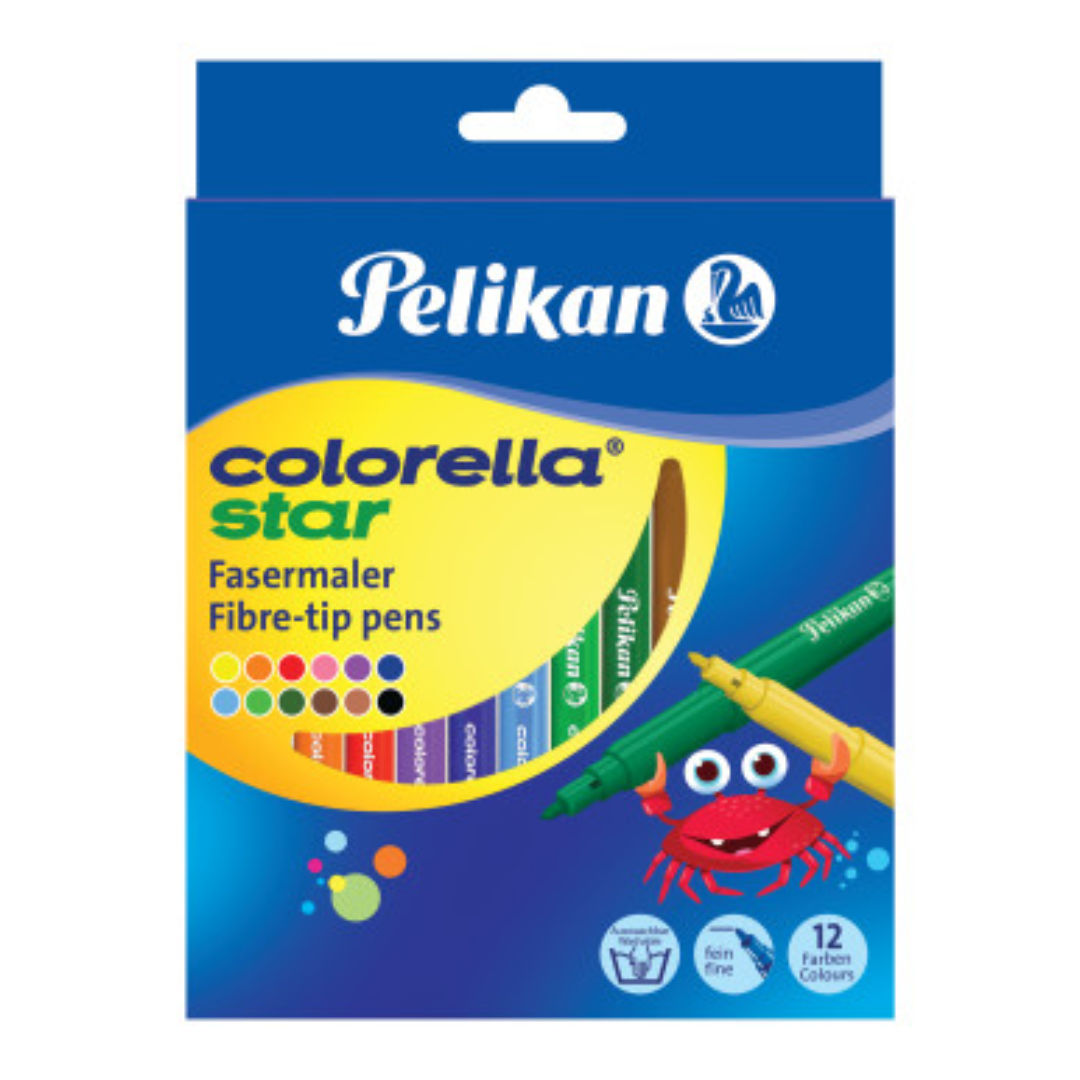 Pelikan Colorella Sketch Pen Set, 12 Colours, 814508