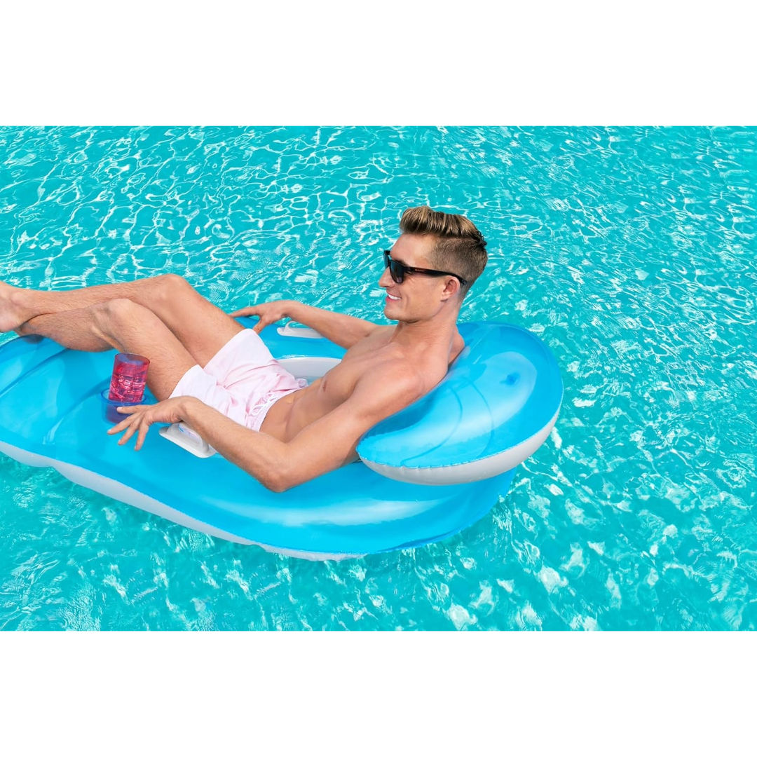 Bestway Luxe Relaxer Inflatable Pool Seat 1.53 x 1.02m, 8+ years