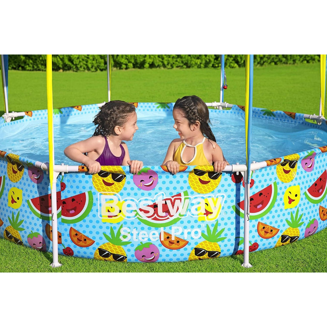Bestway Steel Pro UV Careful Splash-in-Shade Pool, 244 x 51cm