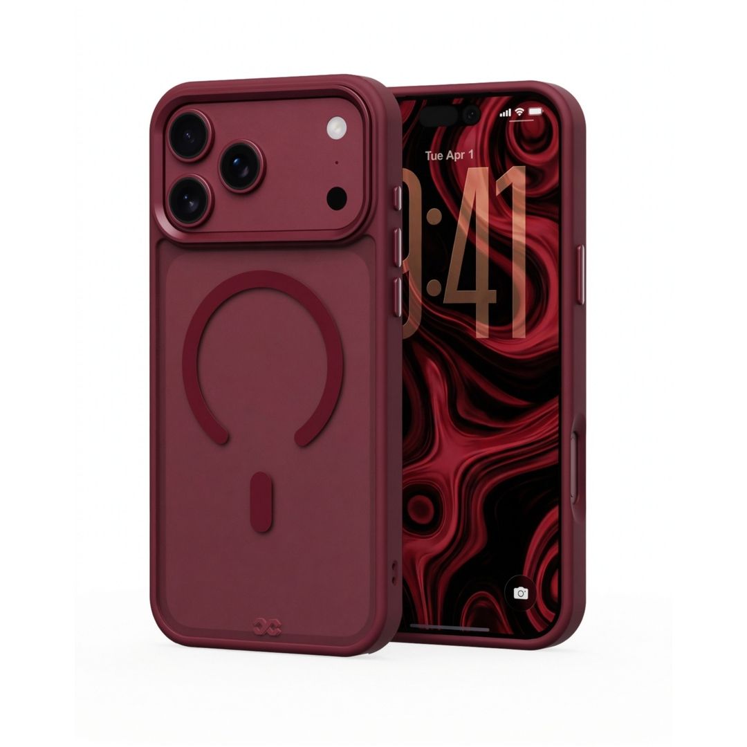 Infinyty Modo Frosted Soft-Touch MagSafe Case with Metallic Accents for iPhone 18 Pro and iPhone 18 Pro Max