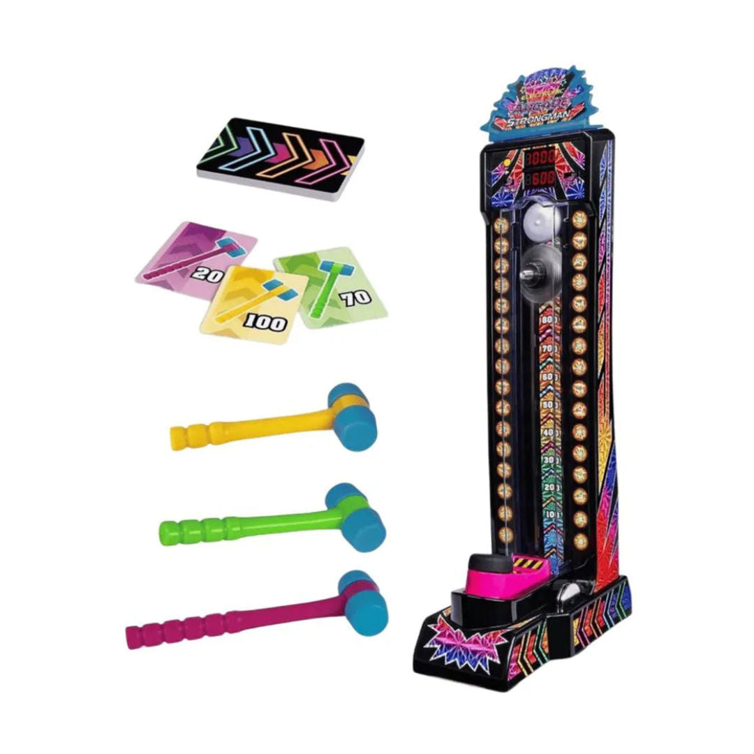 Ambassador Hyper Neon Series Electronic Arcade Strongman Game, 6+ Years