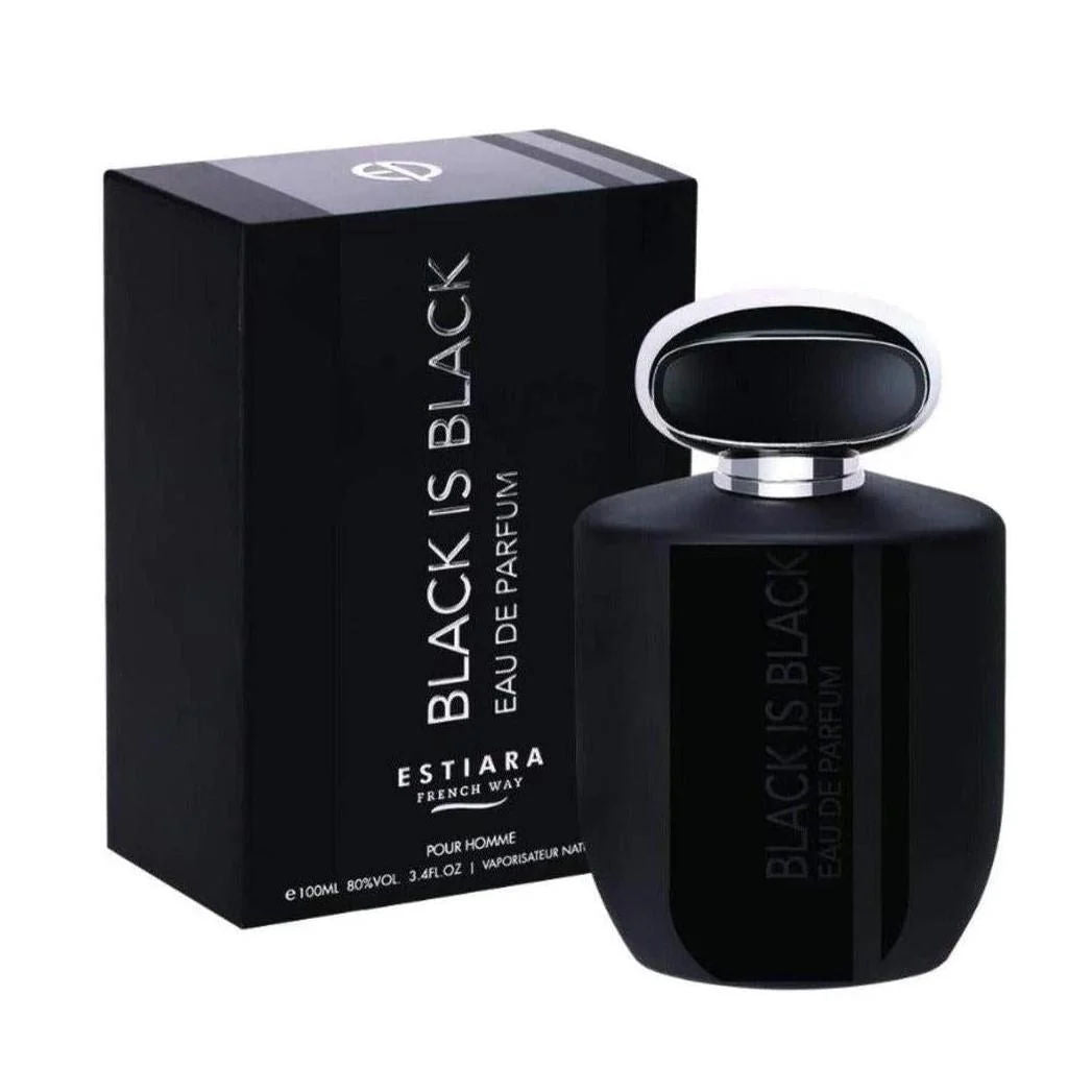 Estiara Black Is Black Eau De Parfum For Men, 100ml