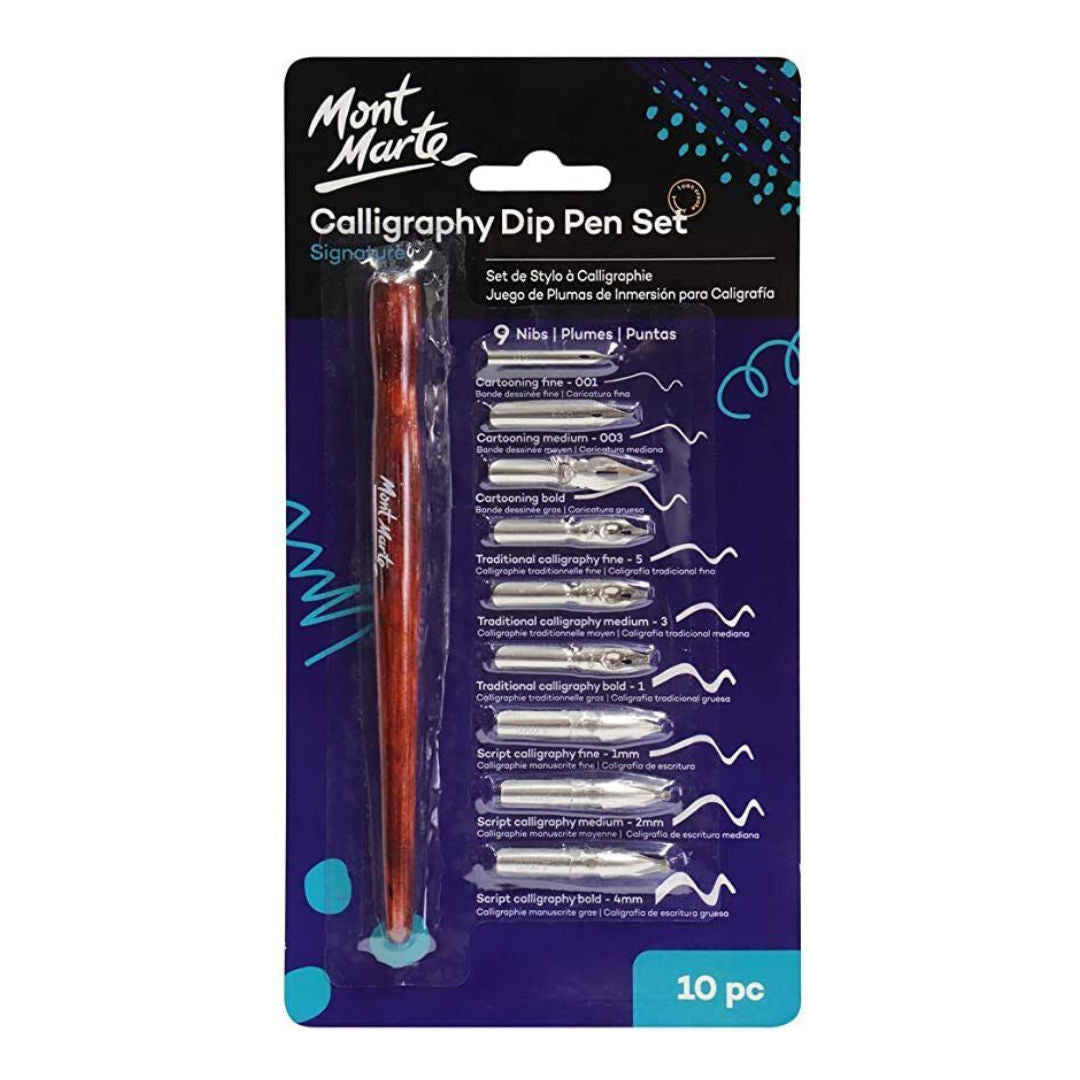 Mont Marte Calligraphy Dip Pen Set