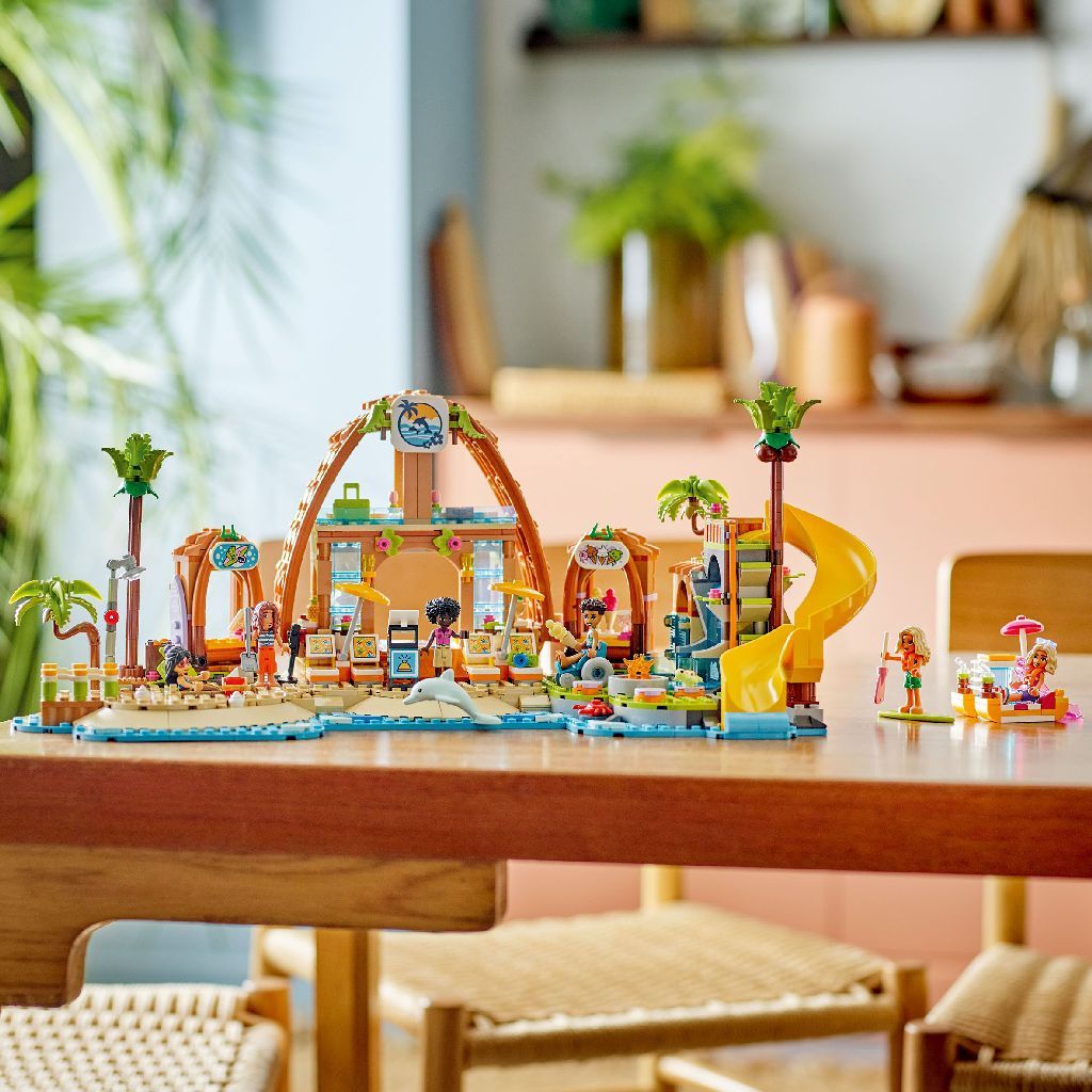 LEGO Friends Family Holiday Beach Resort Building Set for Ages 8+, 1,140 Pieces