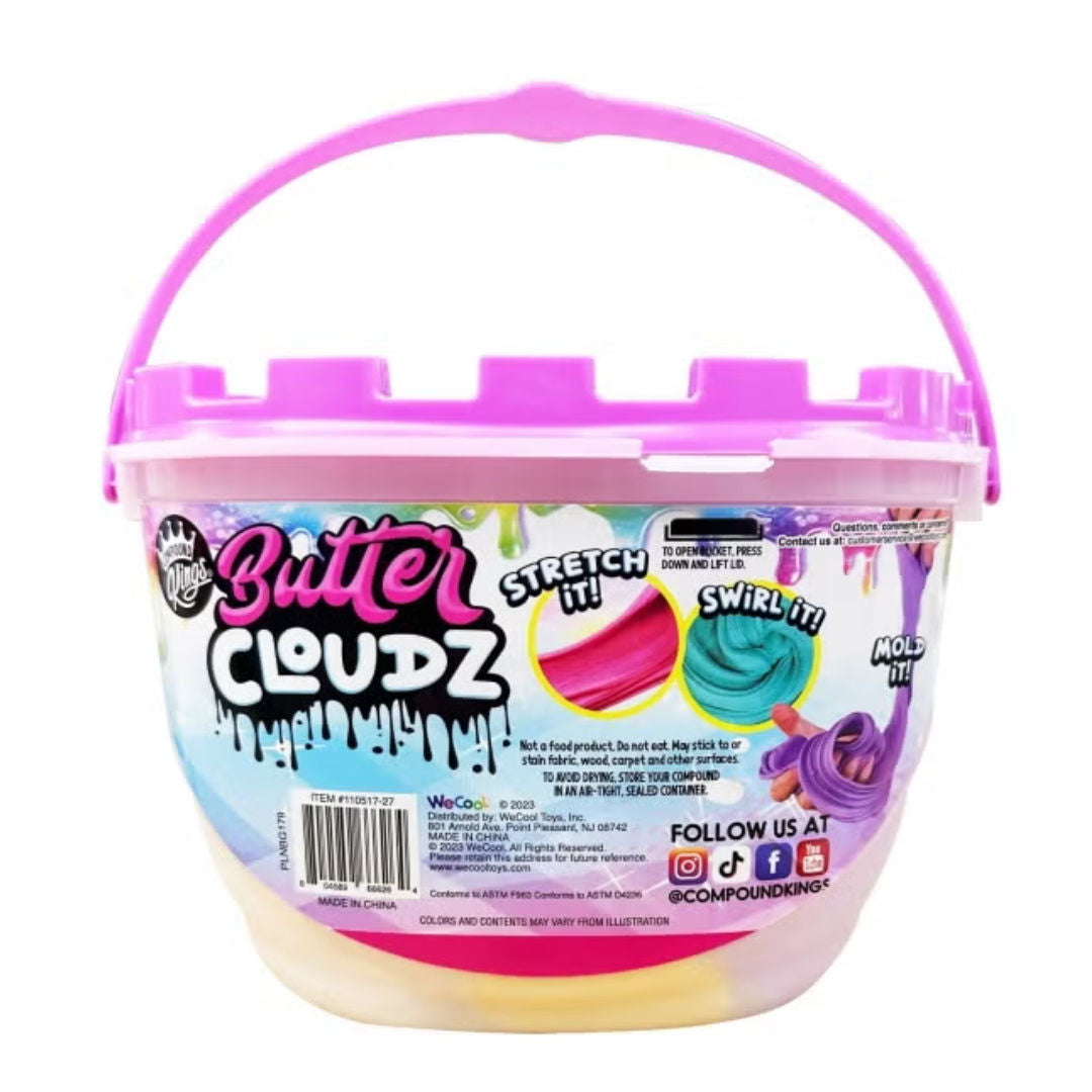 WeCool COMPOUND Kings Butter Cloudz, Silky Buttery Compound, Campfire S'mores Scented Slime In A  Tub, 380gm