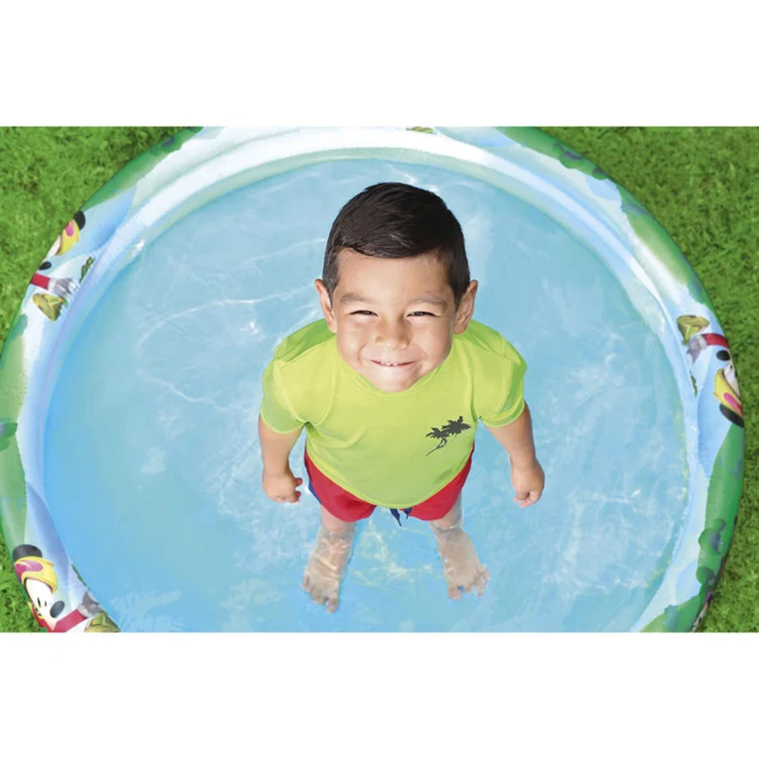 Bestway Disney Junior Mickey and the Roadster Racers 3-Ring Pool 122 x 25cm, 24+ months