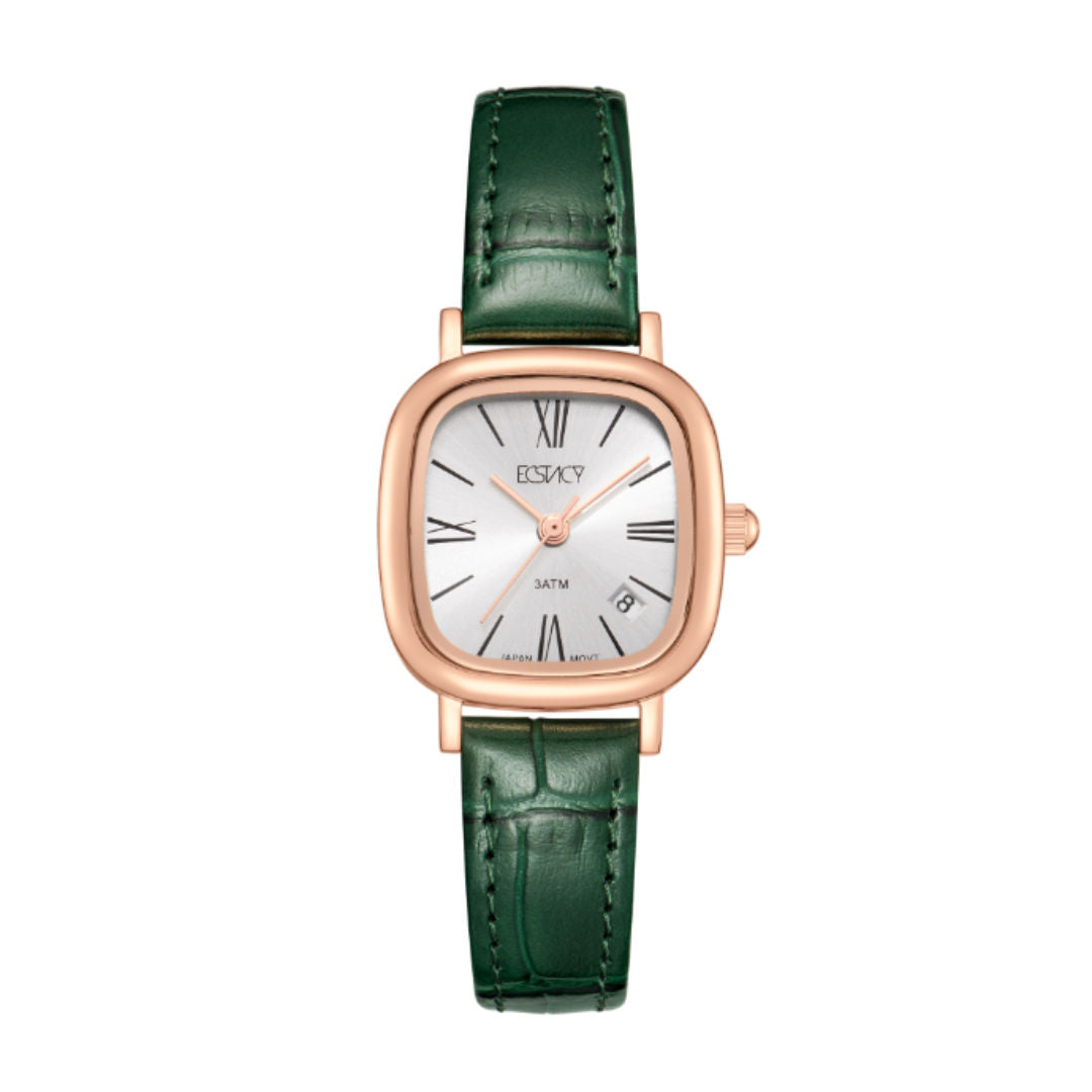 Ecstacy Women's Analog White Dial Watch, E25510 Series