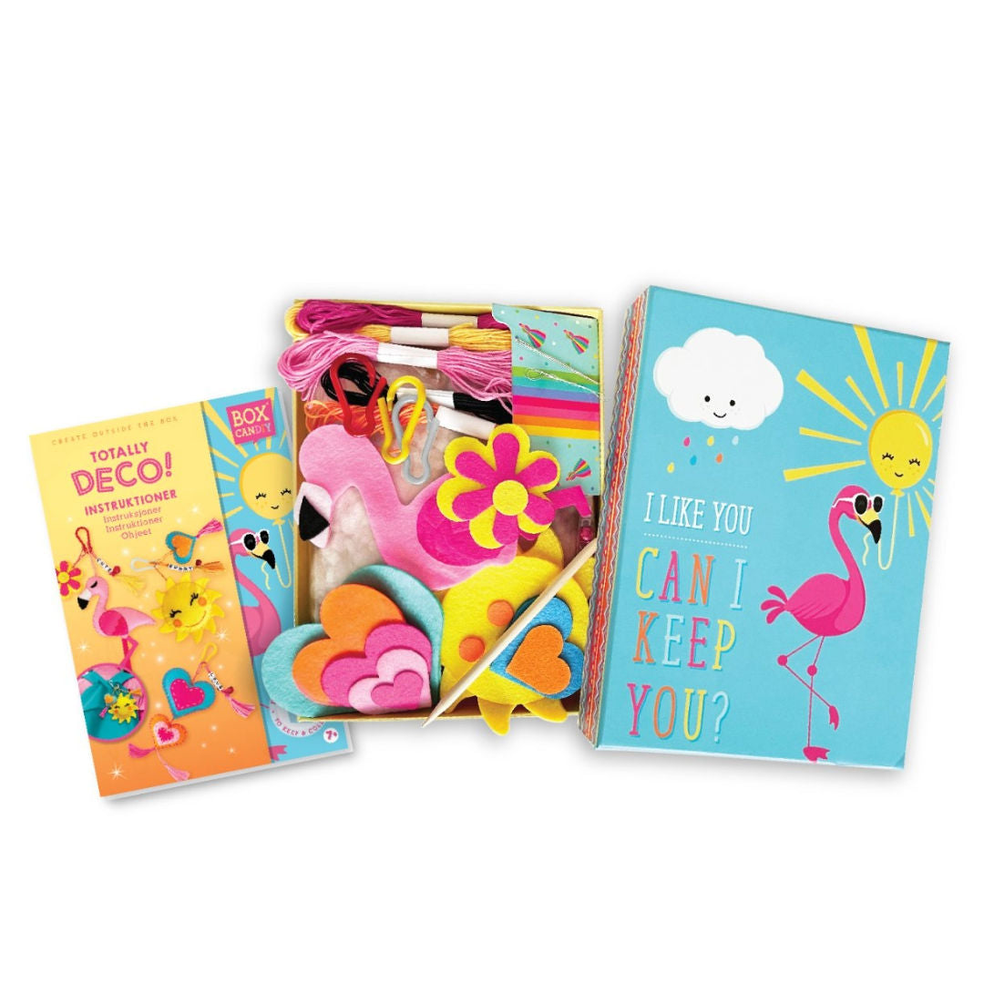 Box CanDIY Totally Deco! Backpack Charms Felt Art Kit, 7+ years