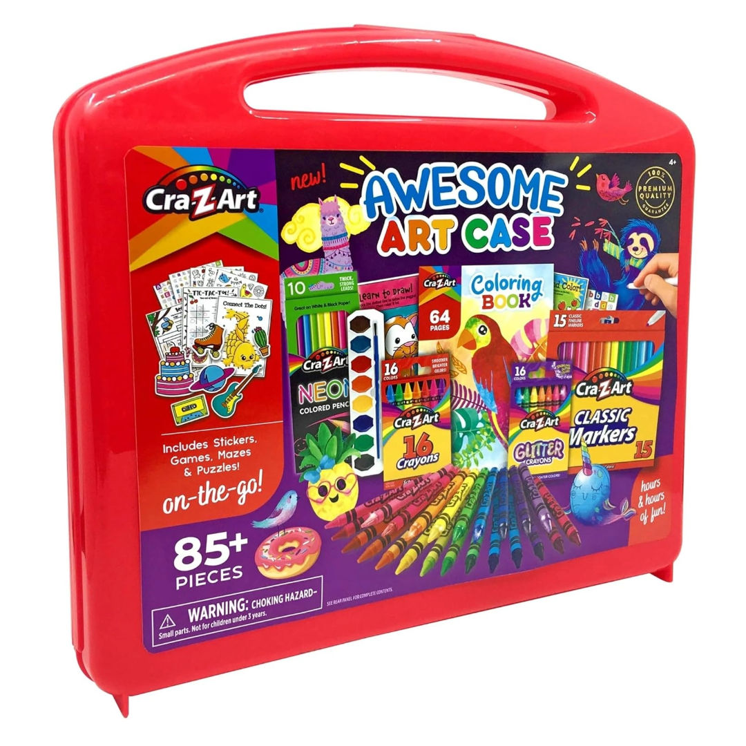 CRA-Z-Art AWESOME ART CASE, 85+ Pieces