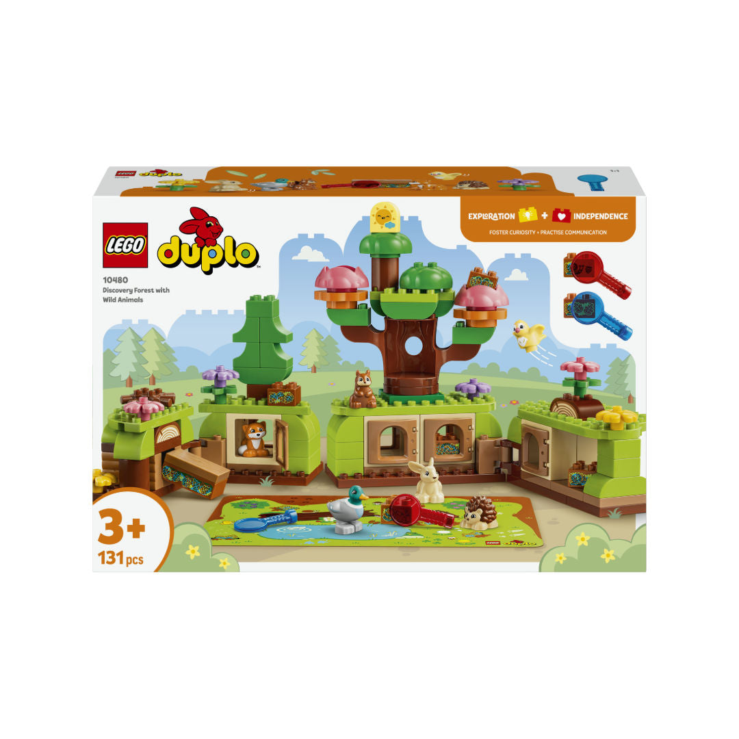 LEGO DUPLO Discovery Forest With Wild Animals Building Set, For Age 3+ Years