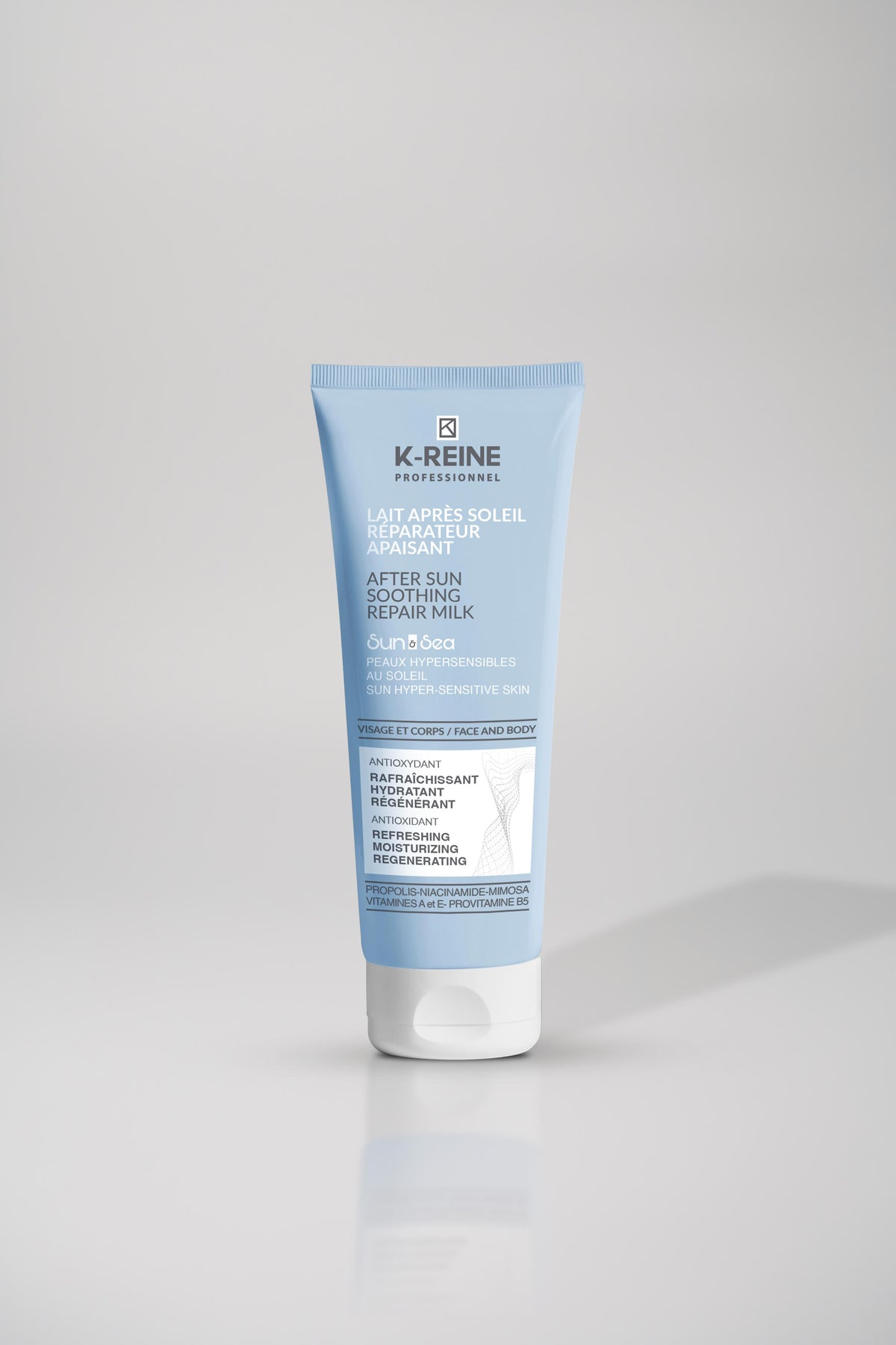 K-Reine Soothing Repair After Sun Milk For Face And Body, 100ml