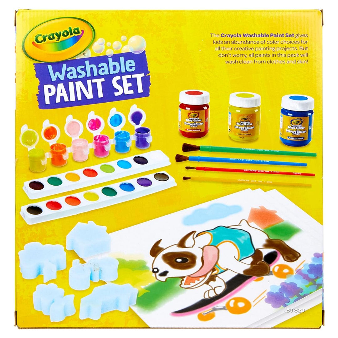 Crayola Washable PAINT SET, 50 Pieces