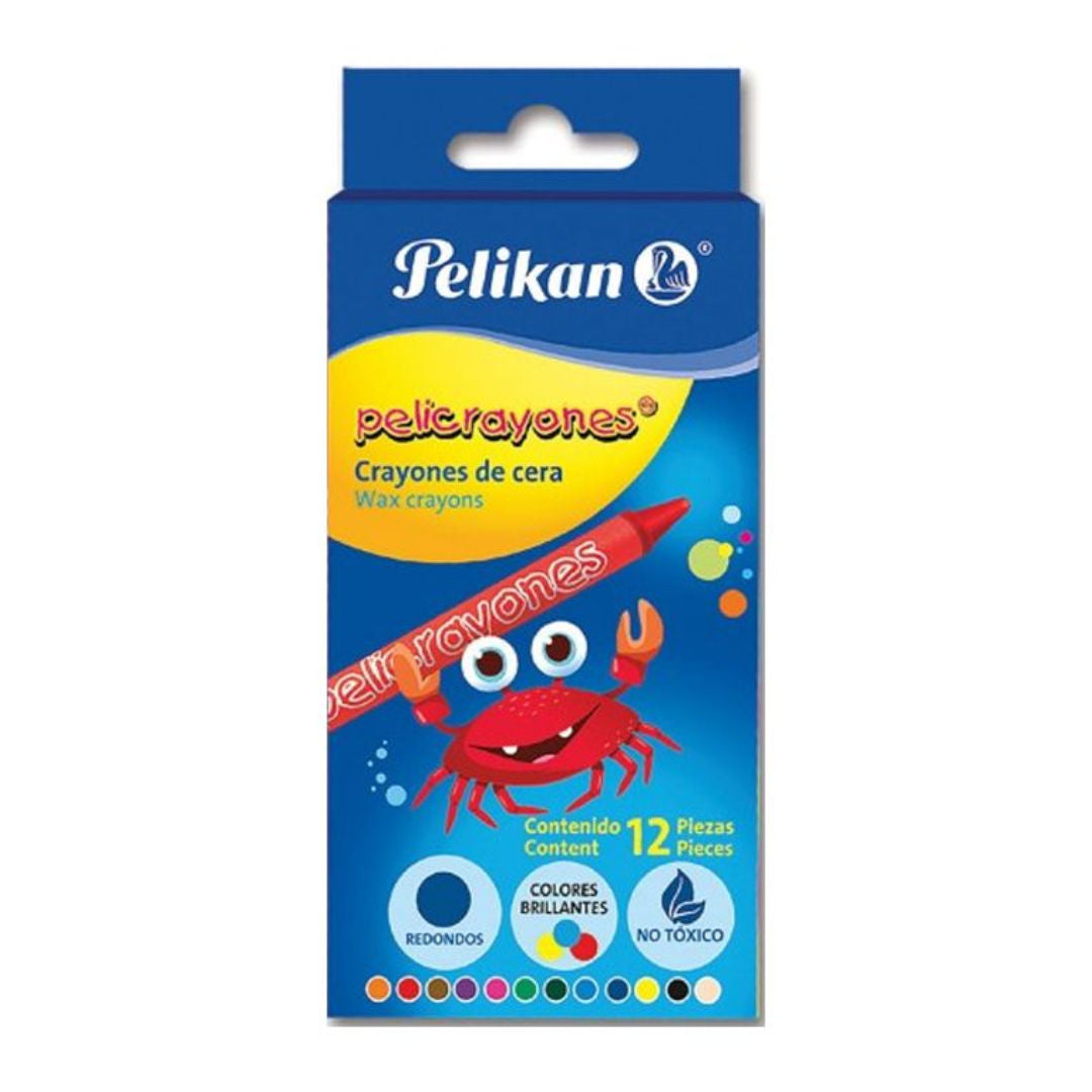 Pelikan Regular Crayons Set, 12 Pieces, 204054M