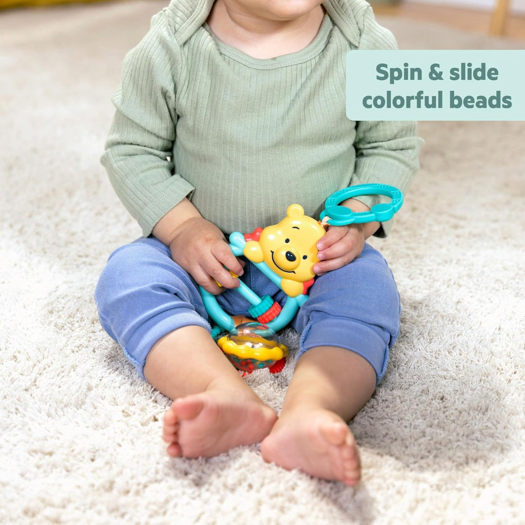Bright Starts Disney Baby Winnie The Pooh Silly Ole Bundle Gift Set (5 Toys), OM+