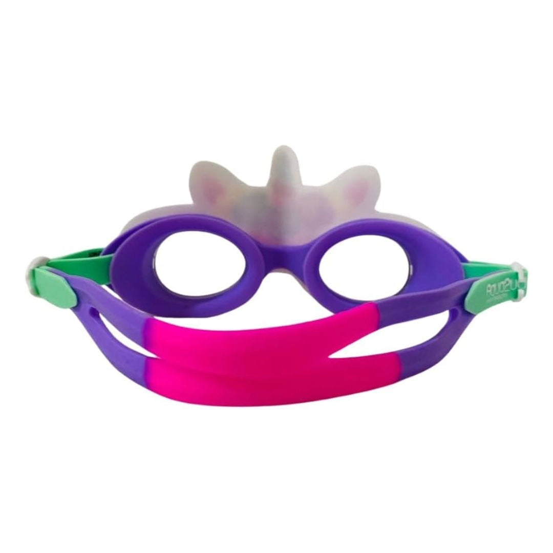 Aqua2ude Unicorn Lash Swim Goggles, Pink, 3+ Years
