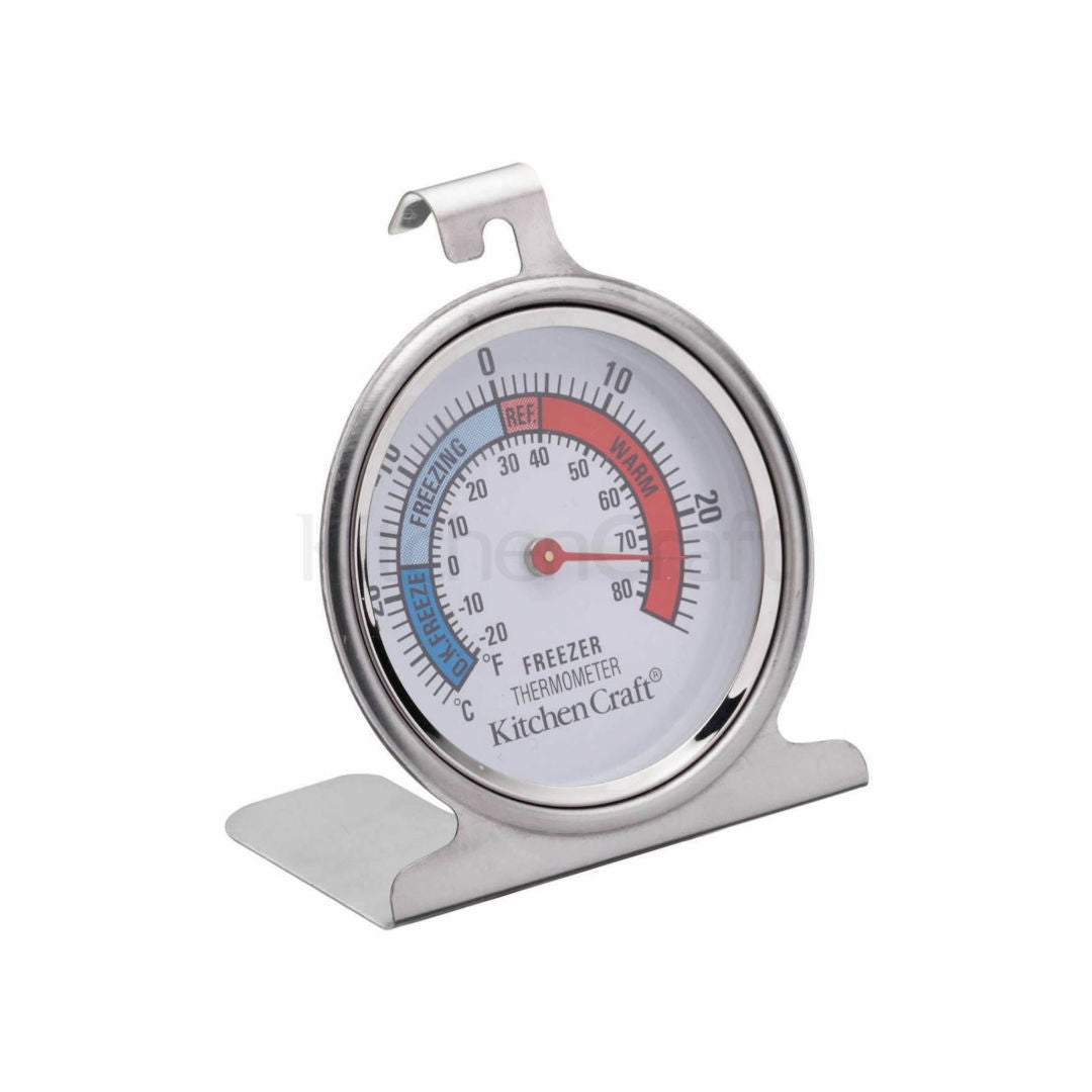 Kitchen Craft Large Stainless Steel Fridge/Freezer Thermometer Kitchen
