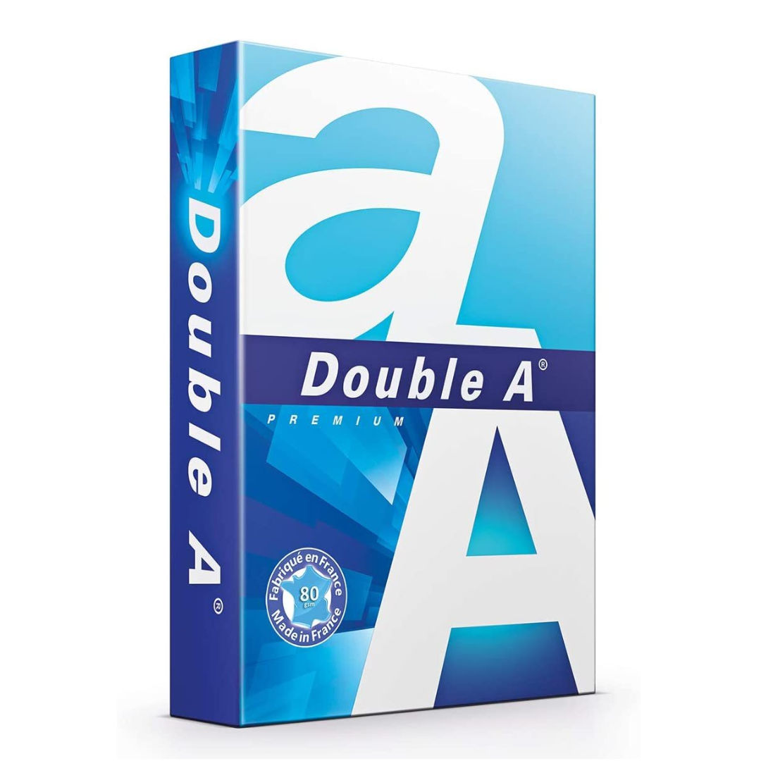 Double A A4, Premium Photocopy Paper, 80 gsm, 500 Sheets