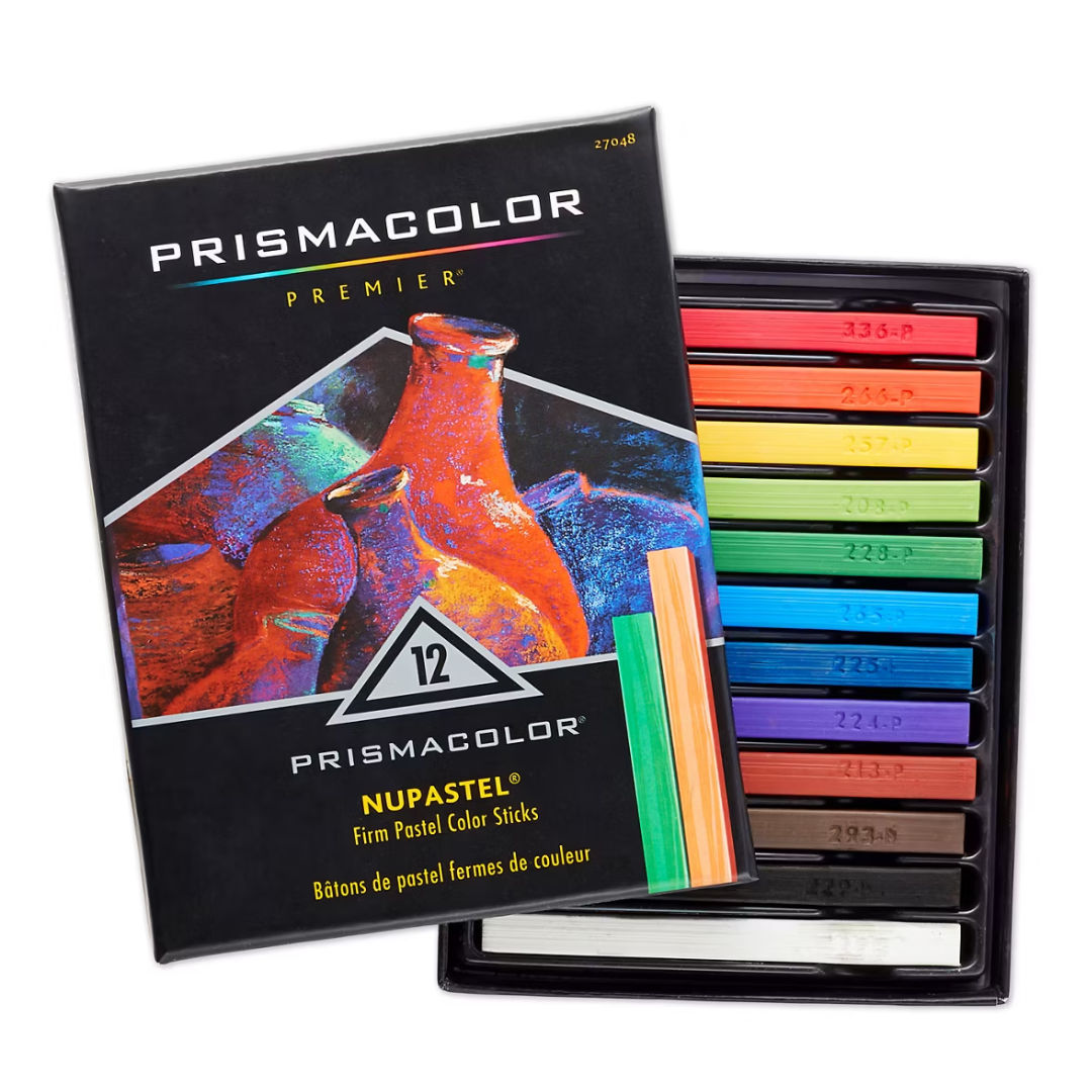 PRISMACOLOR PREMIER NUPASTEL, 12, Firm Pastel Color Sticks, 27048