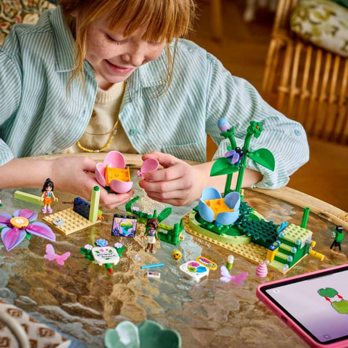 LEGO Friends 42702 Spinning Flower & Fairy Teacup Building Toy Set, 321 Pieces for Girls and Boys Ages 7 Years and Above