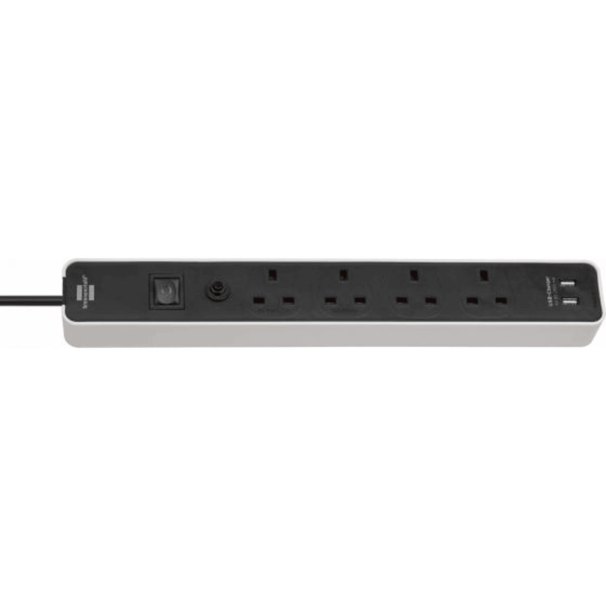 BRENNENSTUHL 1153243026 ECOLOR 4 WAY FUSE BTN+USB