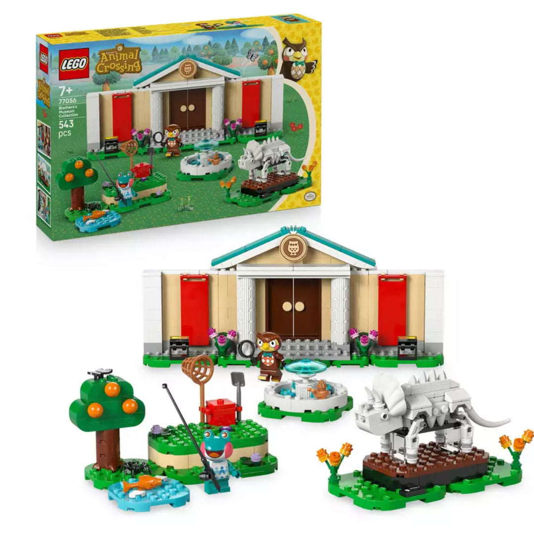 LEGO Animal Crossing Blathers's Museum Collection Toy Set, For Age 7+ Years