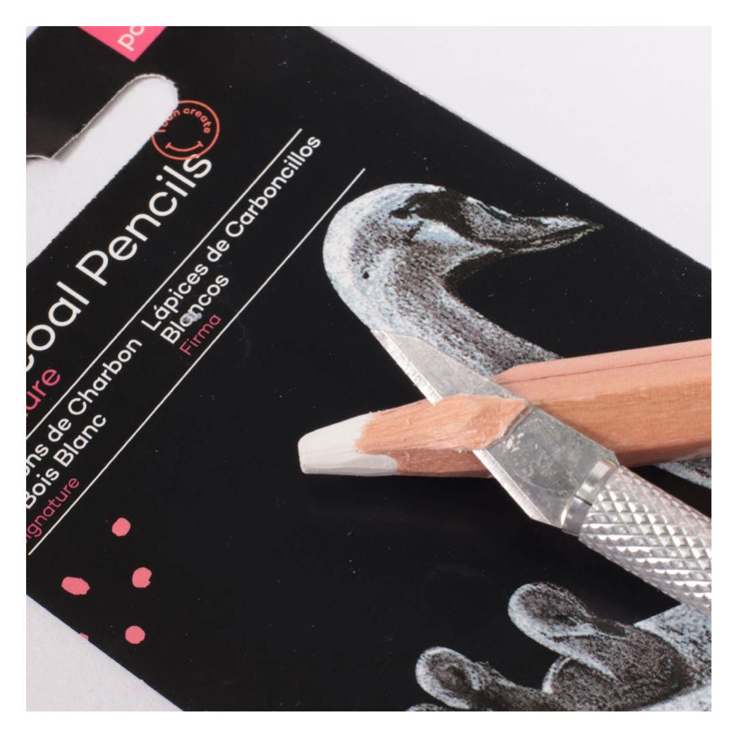 Mont Marte White Charcoal Pencils, 2-Pieces, MPN0097 P24-509