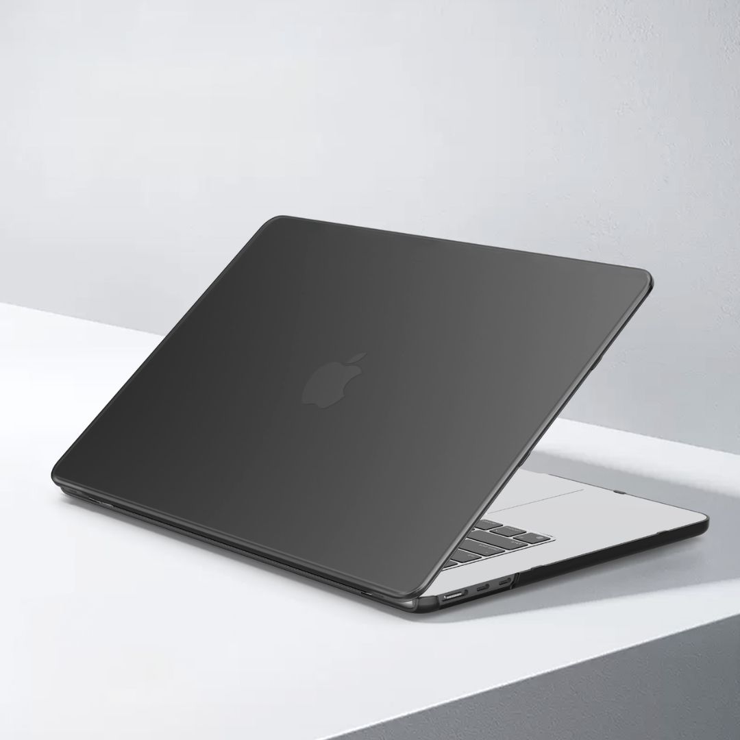 Infinyty Aerix Matte Hard Shell Laptop Case for MacBook Air 13 inch, Smoky Black