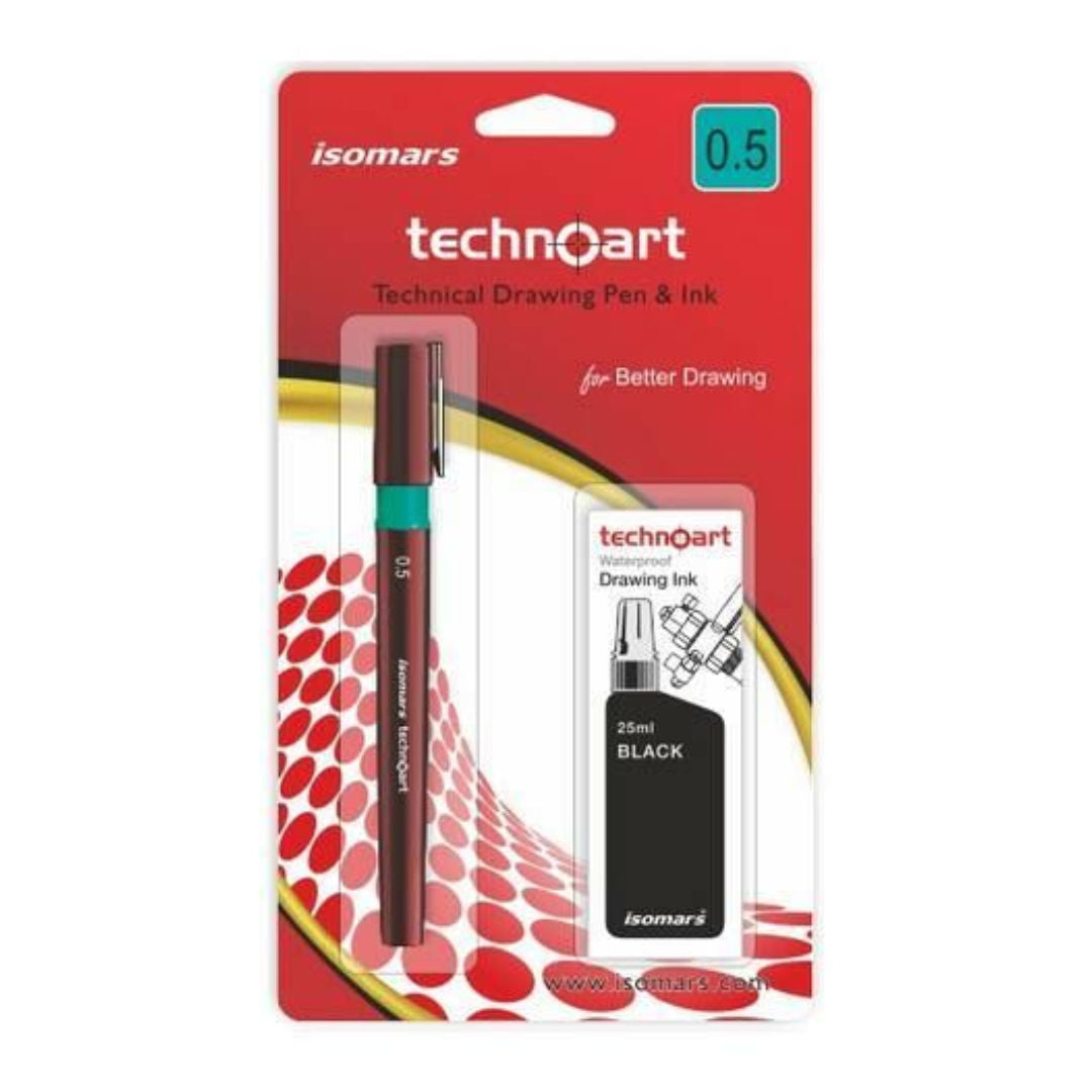 isomars Technical Drawing Pen & Ink Set